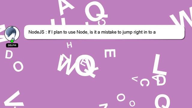 NodeJS : If I plan to use Node, is it a mistake to jump right in to a CoffeeScript framework like Z смотреть онлайн