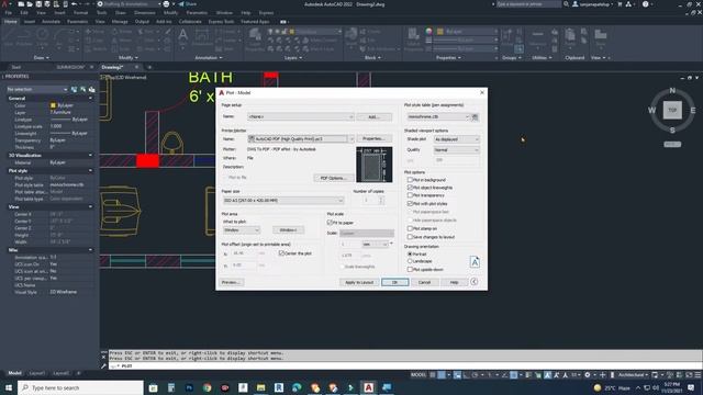 #CLASS 23 | AUTOCAD PLOT | AUTOCAD 2022 смотреть онлайн