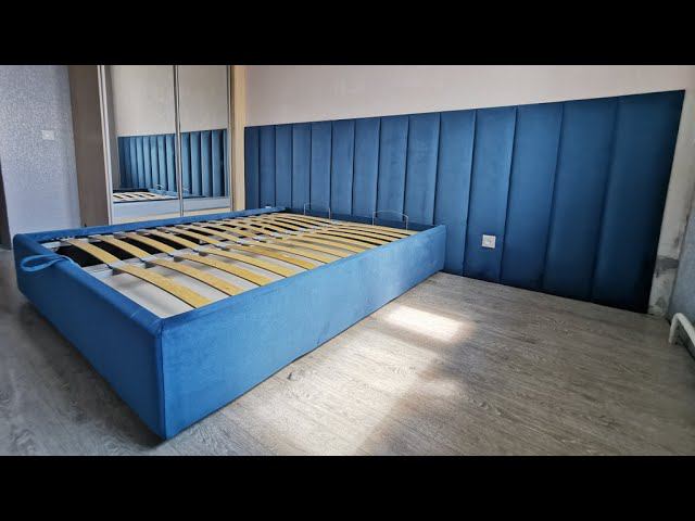 Кровать и мягкие стеновые панели смотреть онлайн