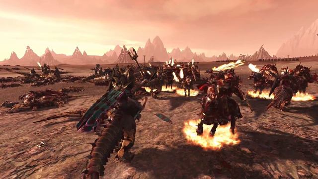 Рыцари ужаса на хладнокровных VS Рыцари Хаоса Total War Warhammer 2. тесты юнитов V1.5.0.