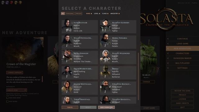 The Ultimate Solasta: COTM Gameplay Guide for 2023 - Which Campaign Should I Play? смотреть онлайн