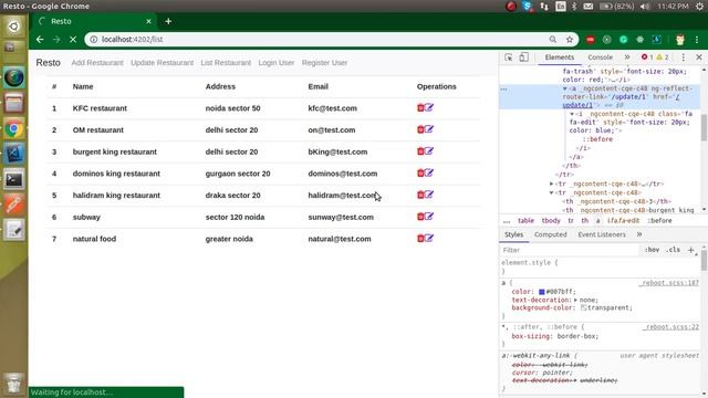 Angular project #10 Update restaurant form смотреть онлайн