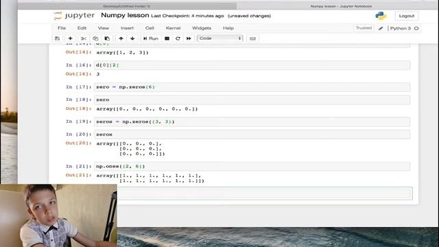 Основы Библиотеки Numpy для Python3