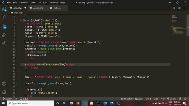 Step By Step Login and SignUp System in php and mysqli Hindi Part 3 смотреть онлайн