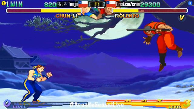 FT5 @sfa2u: -RyP- Tunjo (CL) vs CristianZeron (CL) [Street Fighter Alpha 2 sfa2 Fightcade] Jun 11 смотреть онлайн