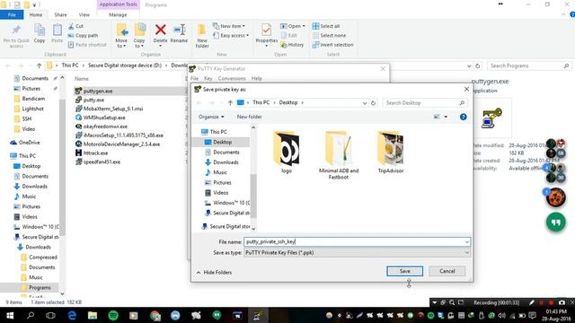 How to generate Public and Private SSH Keys in Putty/PuttyGen on Windows смотреть онлайн