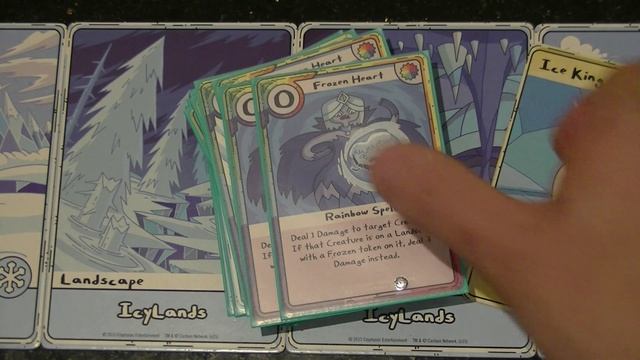 Adventure Time Card Wars TCG Ice King Icy Lands Deck Build смотреть онлайн