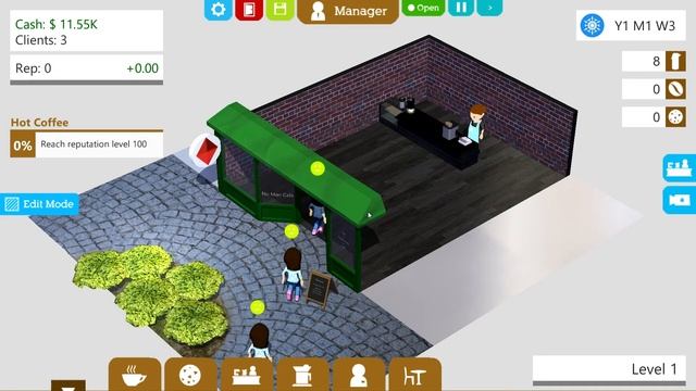 Обзор на Coffee Shop Tycoon