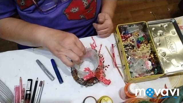 Карандашница с морским мотивом. смотреть онлайн