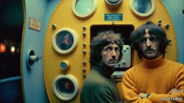Midjourney - The Beatles Yellow Submarine смотреть онлайн