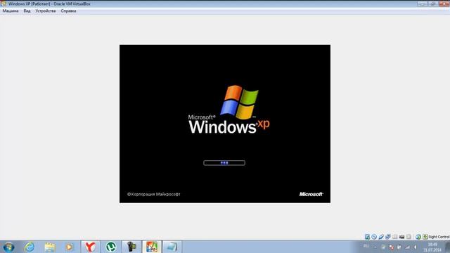 Установка XP на VirtualBox 720р смотреть онлайн