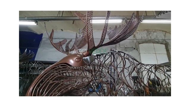 Скульптуры животных из проволоки от Lago-Verde.ru смотреть онлайн