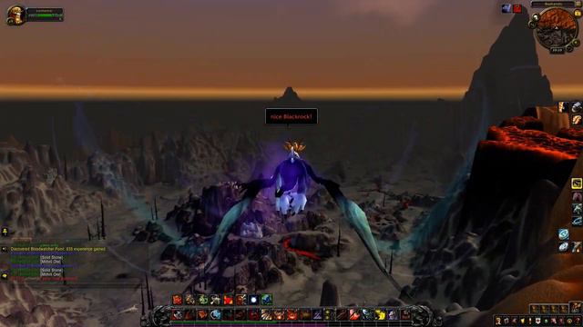 World Of Warcraft Lorthemar riding trough Badlands смотреть онлайн
