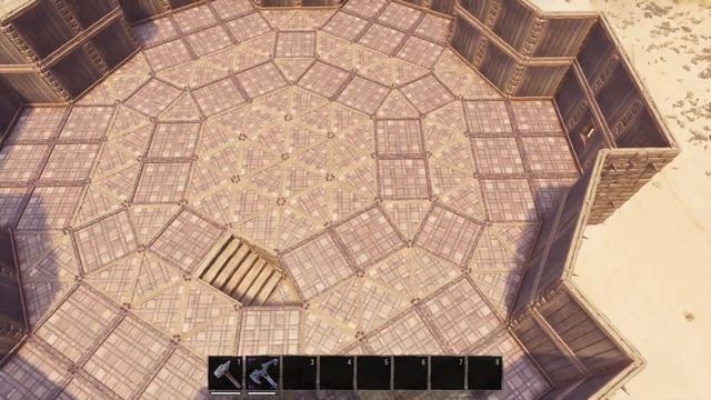 Simple, Round Design, Useful Tiny Castle | CONAN EXILES