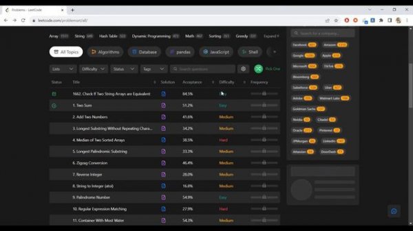 Решаем Python задачи на LeetCode | Первый опыт после CodeWars