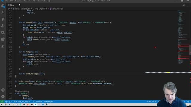 Game Programming Patterns part 20.4 - (Rust, GGEZ) Dirty Flag смотреть онлайн