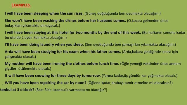 50 Sentences in Future Perfect Continuous Tense / İngilizce Future Perfect Continuous Cümleleri смотреть онлайн