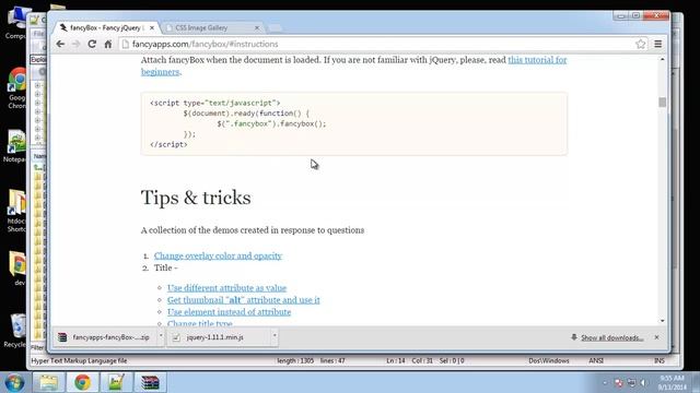 Fancybox Plugin смотреть онлайн