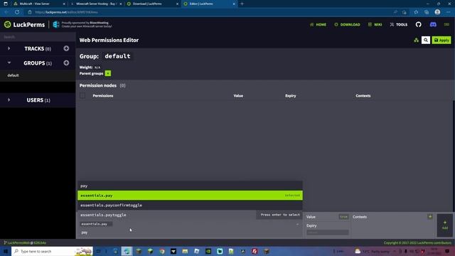 How To Setup Player Permissions to Use Commands on a Server | LuckPerms Plugin смотреть онлайн