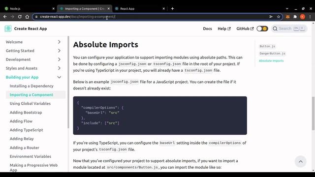 How do import a Component via Relative Paths & Start using Absolute Imports in ReactJS - Tamil смотреть онлайн