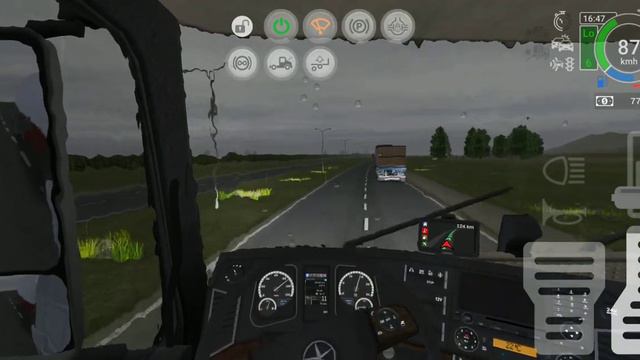 Grand Truck Simulator 2 - GamePlay #7 (Rainy Weather | Mercedes Actros Hauling Silo Trailer | 60FPS