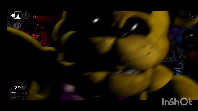 Секретный скример Golden Freddy Fnaf 7