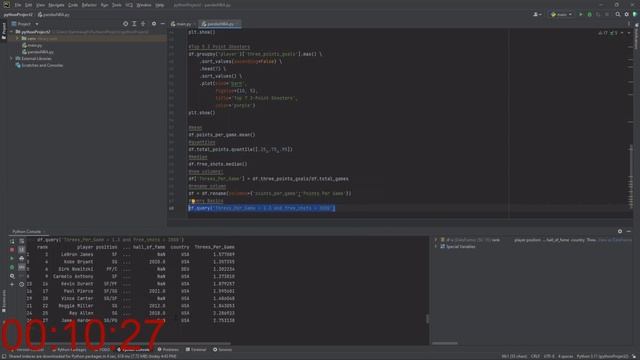 Analyzing NBA Data in Python using Pandas! - No Talking (Live Coding) смотреть онлайн