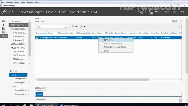 22. Install and Configure IPAM in Windows Server 2019 смотреть онлайн