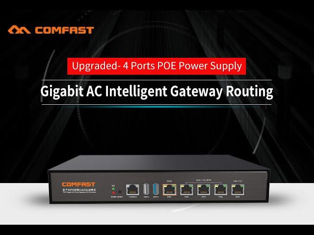 Comfast CF-AC200 4 порта LAN гигабитный Wifi маршрутизатор смотреть онлайн