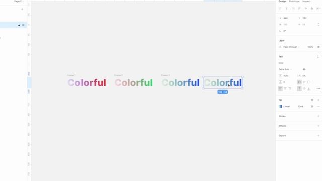 ANIMATED TEXT GRADIENT in figma, fast learn figma, UNDER 1 MINUTES #figma #figmatips #figmatutorial смотреть онлайн