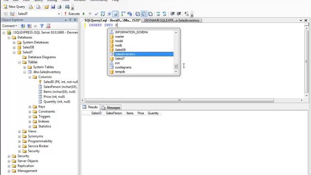 MS SQL Server Management Studio - Insert Update Delete Query Tutorial смотреть онлайн