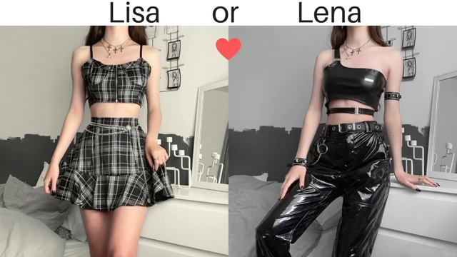 LISA OR LENA #25 💞 (OUTFITS & SWEETS) @helena035