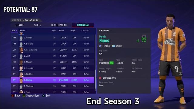 Darwin Nunez Growth Test! FIFA 21 Career Mode смотреть онлайн