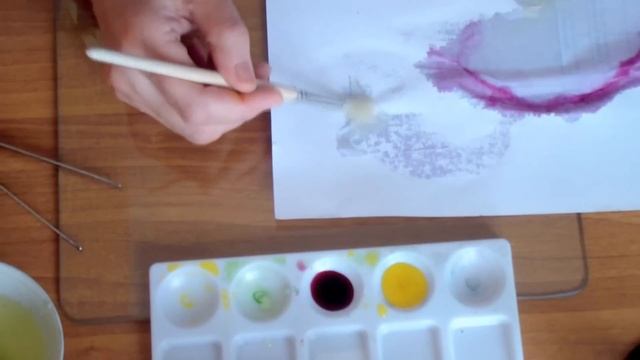 Букетик вьюнчиков. Вырезание, окраска, обработка листьев. Часть1