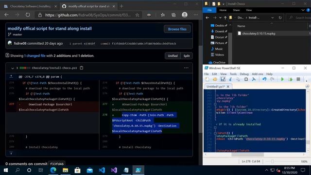 Install Chocolatey offline смотреть онлайн