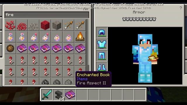 How to make a fire sword in Minecraft смотреть онлайн