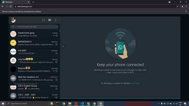 Python project | 10,000 whatsapp messages in one second | Python mini project | programming | codin смотреть онлайн