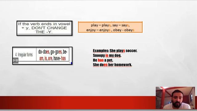lesson III Third Person Singular Simple Present Tense смотреть онлайн