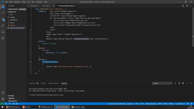 19 - Referenciar Componentes: Llamar Métodos y Acceder a Datos Hijos [Vue.js 3] смотреть онлайн