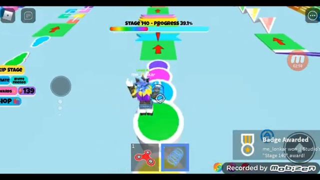 Прохожу лёгкий паркур в роблокс! Mega obby смотреть онлайн
