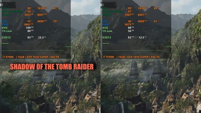 New nvidia 442.74 vs 442.59 driver performance test смотреть онлайн
