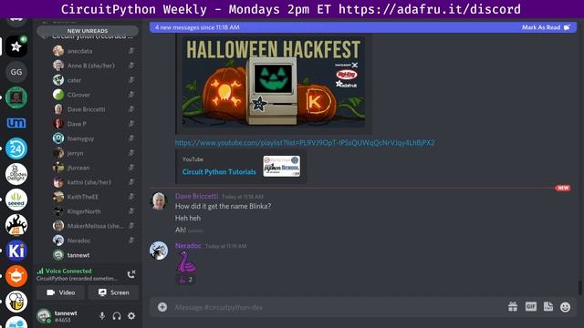 CircuitPython Weekly Meeting for August 30th, 2021 @circuitpython #circuitpython #adafruit смотреть онлайн