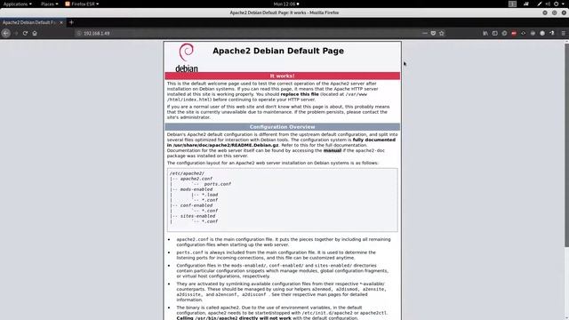 Kali Linux Open Apache Server смотреть онлайн