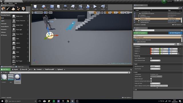 Unreal Engine 4 Tutorial - Splines - Spline Meshes смотреть онлайн