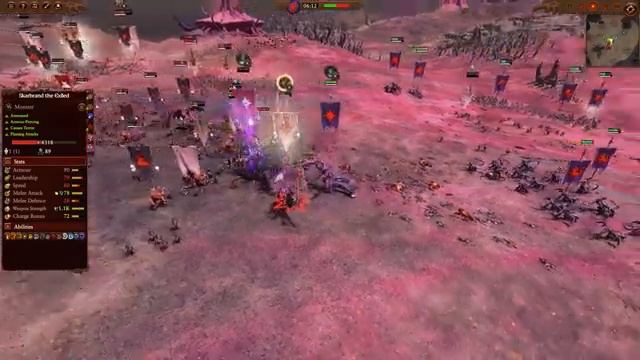 EPIC FACTION WAR - Slaanesh vs. Khorne 2v2 Battle Gameplay - Total War Warhammer 3 смотреть онлайн