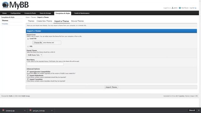 How to install MyBB Themes / Styles 2020 смотреть онлайн