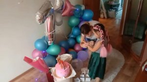 День рождение в стиле русалки