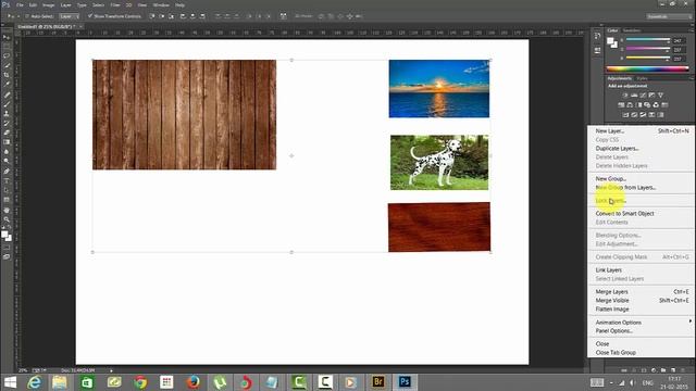 Photoshop Essentials - Rasterize, Merging The Layers, Flatten Image And Saving Compositions As Jpeg
