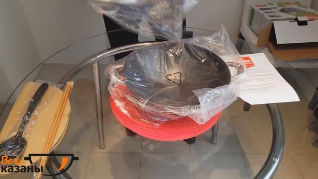 Котелок чугунный с антипригарным покрытием 5,6 л смотреть онлайн