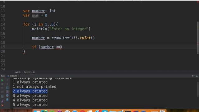 Kotlin Tutorial For Beginners #part15 Kotlin Continue Example смотреть онлайн